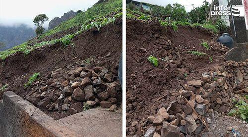 Porto Novo bafejado com muita chuva, com algumas vias cortadas e casas atingidas pela ventania