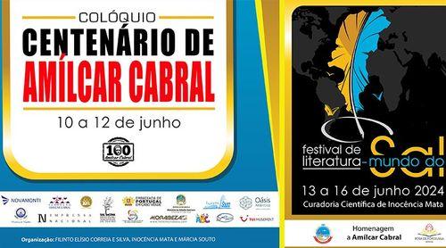 Sal acolhe de 10 a 16 de Junho colóquio Centenário de Amílcar Cabral e Festival de Literatura-Mundo