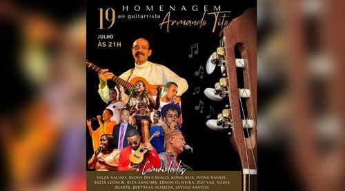 São Vicente: Grupo de artistas rende homenagem a Armando Tito que completa 80 anos de idade