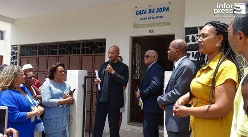 São Vicente: Igreja do Nazareno reabre Casa da Sopa: “É uma bênção para quem tem muito pouco para viver” - utente