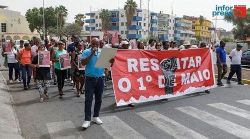 Praia: Sindicatos criticam fraca adesão na manifestação e troca de prioridades dos trabalhadores no dia 1º de Maio