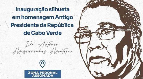 Santa Catarina: Silhueta perpetua memória de António Mascarenhas Monteiro na Zona Pedonal de Assomada