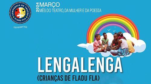 Crianças da Companhia de Teatro Fladu Fla apresentam peça “Lengalenga” no CCP