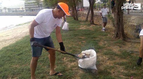 São Vicente: CV Interilhas assinala quinto aniversário com campanha de limpeza na praia do antigo Cais de Alfândega