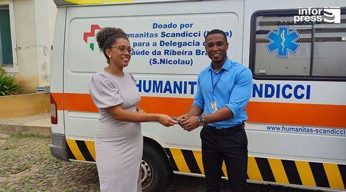 São Nicolau: Delegacia de Saúde da Ribeira Brava recebe ambulância da associação Italiana “Humanitas Scandicci”