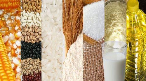 Preço dos produtos alimentares com tendência de baixa no trigo, arroz, óleo de soja e tendência mista para milho