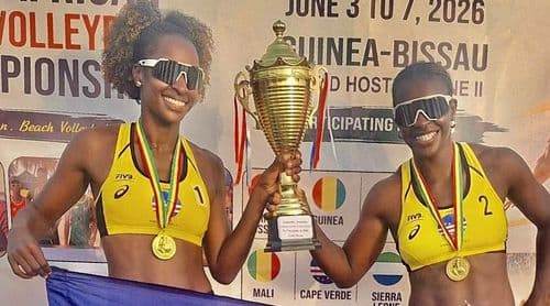 Voleibol: Dupla feminina de Cabo Verde sagra-se bicampeã da Zona II e garante qualificação para Jogos Africanos