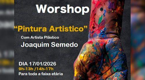 Boa Vista: Galeria Viagens Nas Tintas promove workshop de pintura artística com Joaquim Semedo